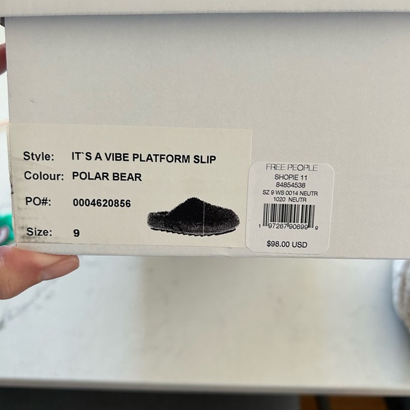 Free People Tan Platform Slippers - Picture 5 of 5